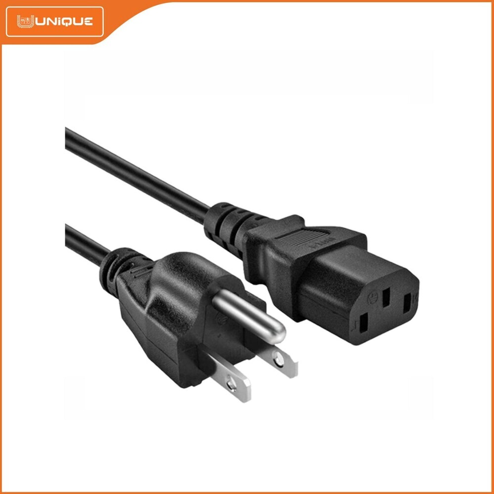 Power Cable 3 Pin Black  208101