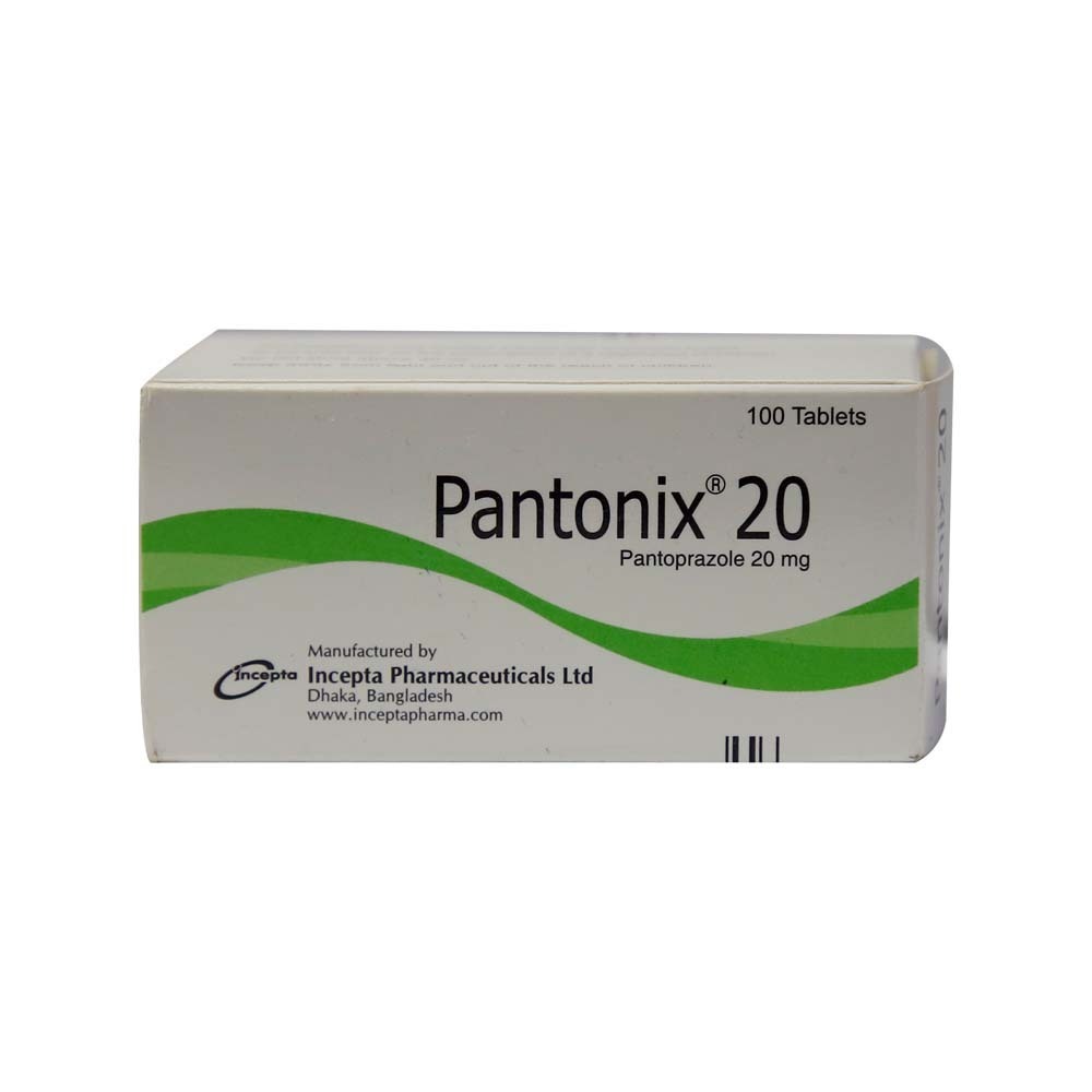 Pantonix 20 Pantoprazole 20MG 10PCSx10