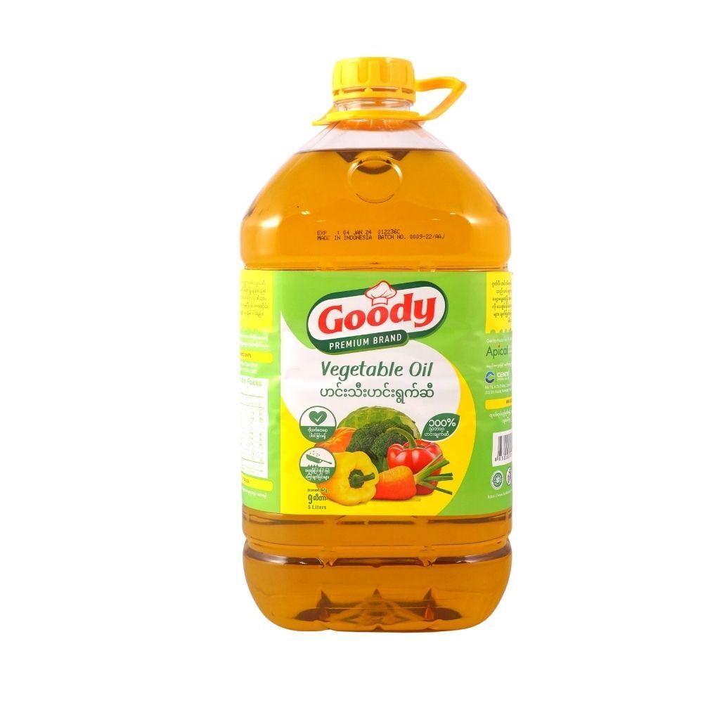 Goody Vegetable Oil 5LTR GOODY Brands ပစ္စည်းအမျိုးအစားများ