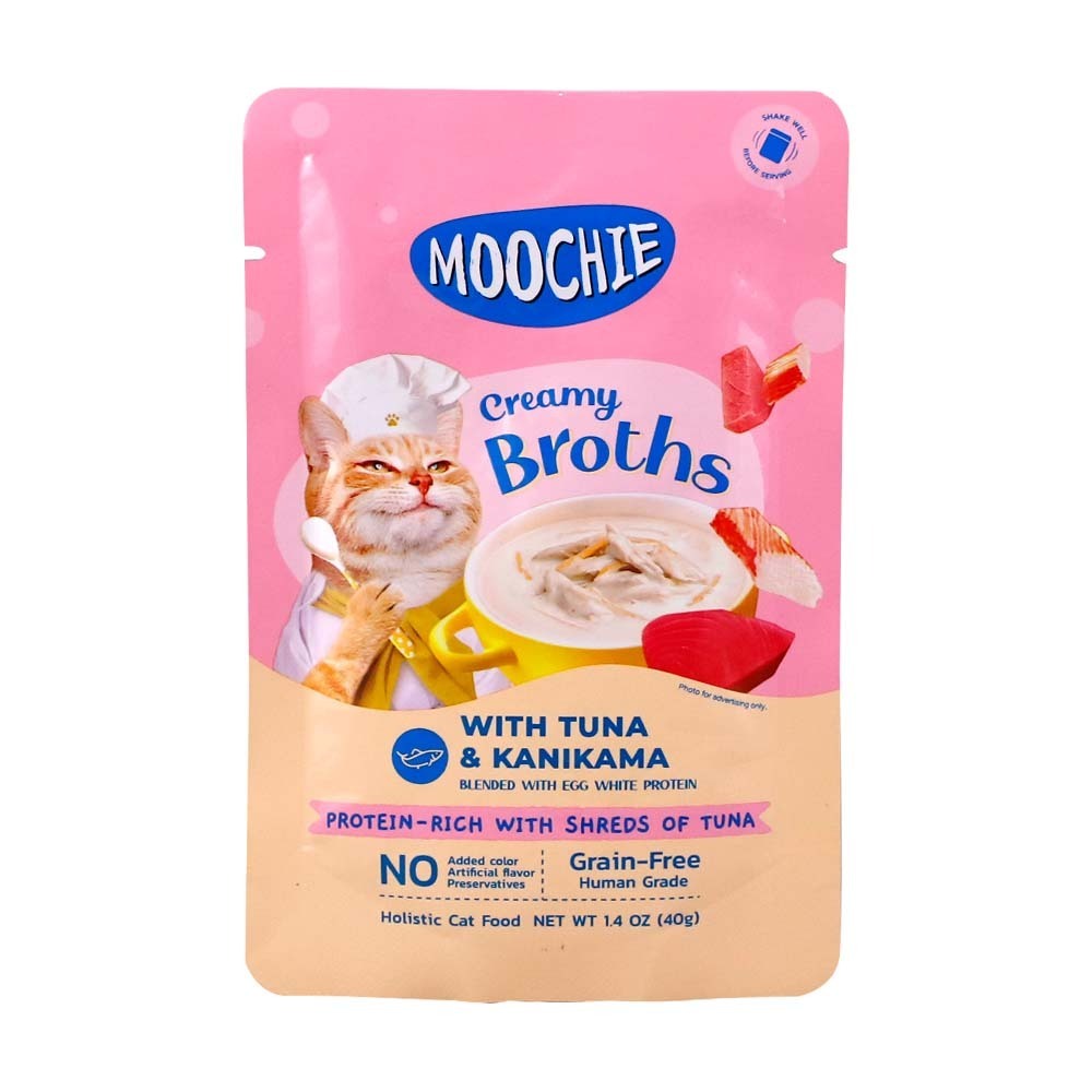 Moochie Cat Creamy Broths Tuna & Kanikama 40G