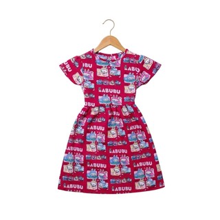 Khay May Flower Dress Yellow Large (3-5yrs)