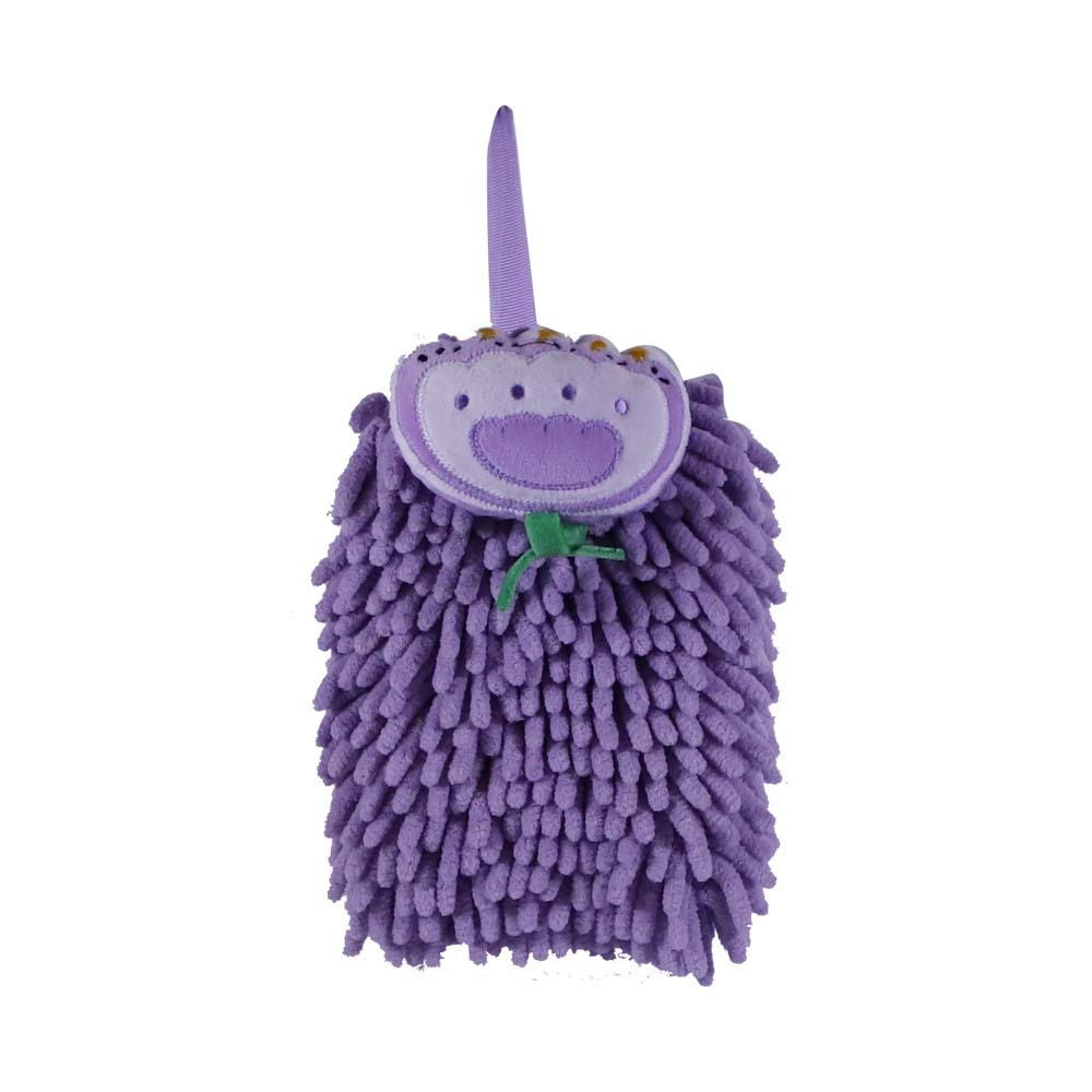 MGOU Cute Animal Hanging Hand Towel C4211 Purple