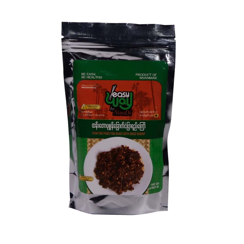 Easy Way Fried Fish Sauce With Prawn 150G