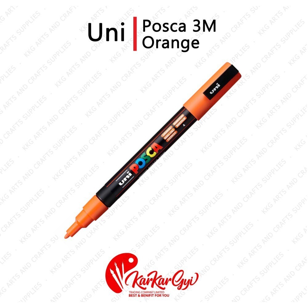 Uni Posca Marker 3M  0.9, 1.3mm Orange