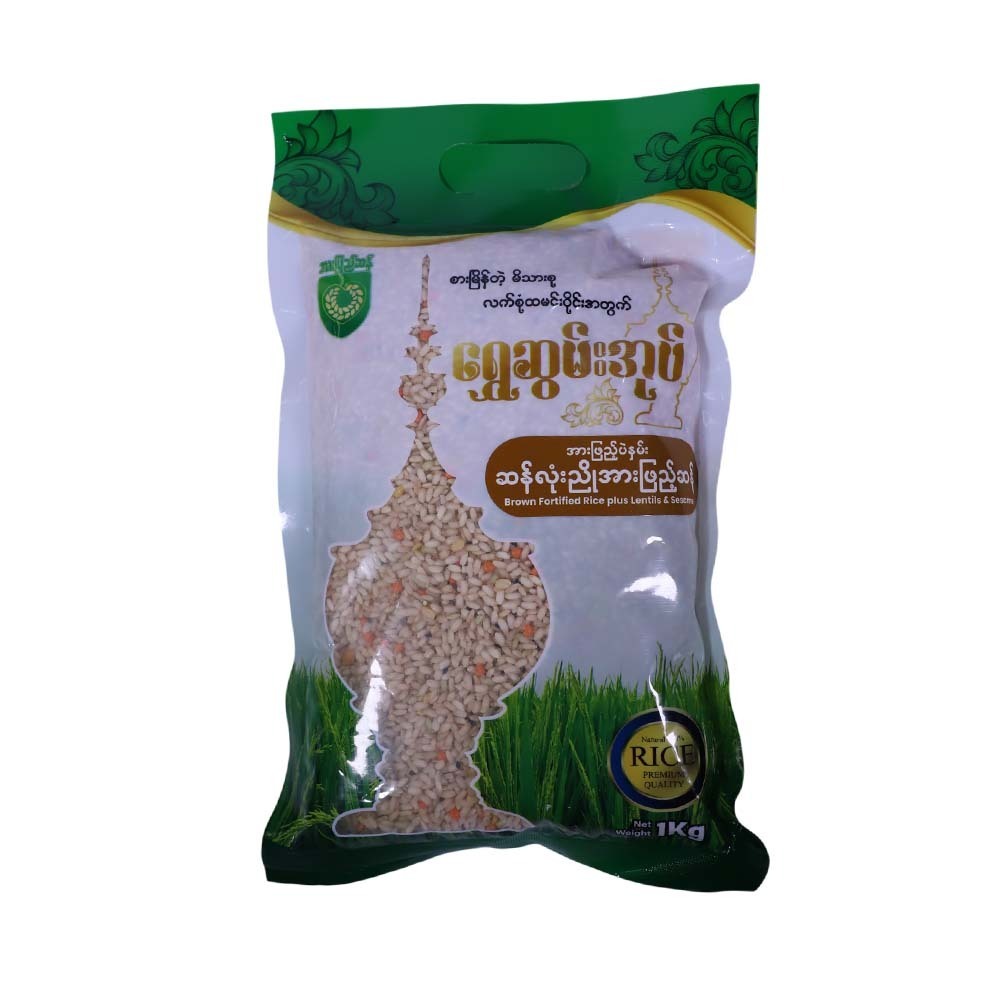 Sso Brown Fortified Rice With Bean & Sesame 1KG