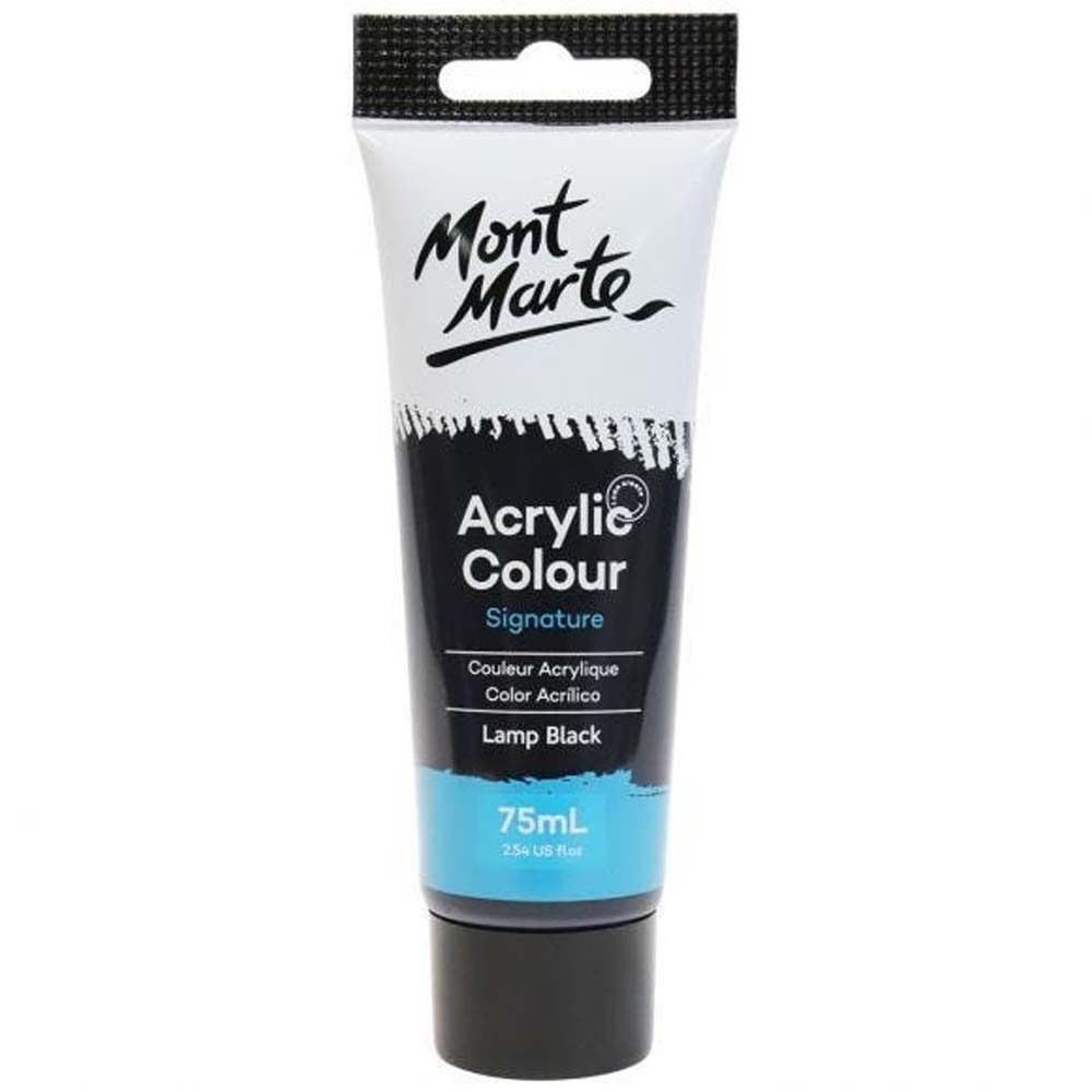 MM Studio Acrylic Paint 75ML - Lamp Black