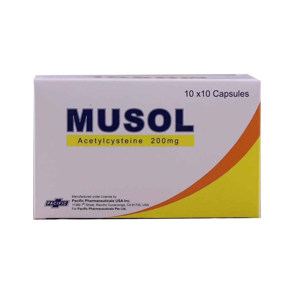 Musol Acetylcysteine 200MG 10PCS 1X10