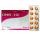 Ciprin - 250 Ciprofloxacin 250MG 10Tablets