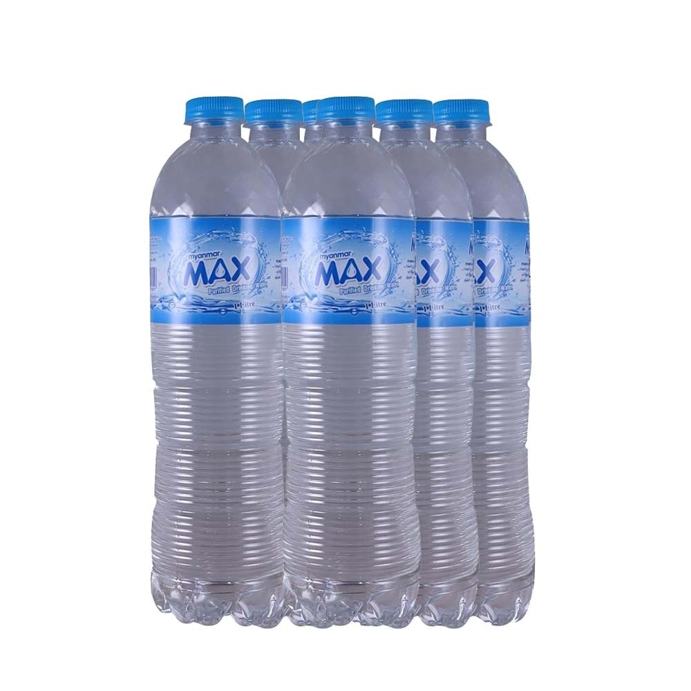 Myanmar Max Purified Drinking Water 1LTRx6PCS