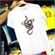 memo ygn GUCCI unisex Printing T-shirt DTF Quality sticker Printing-White (Large)