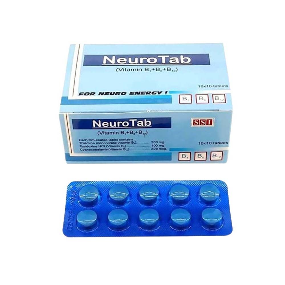 Neuro Tab (Vitamin B1+B6+B12) 10x10