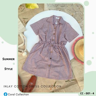 Coral Collection Playful Tone Dress CC-001-2 L