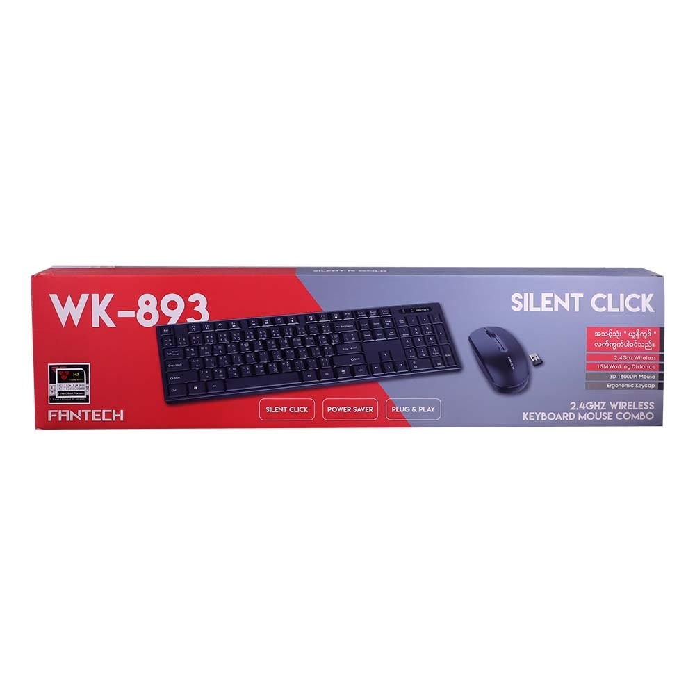 Fantech Wireless Keyboard&Mouse Combo WK-893