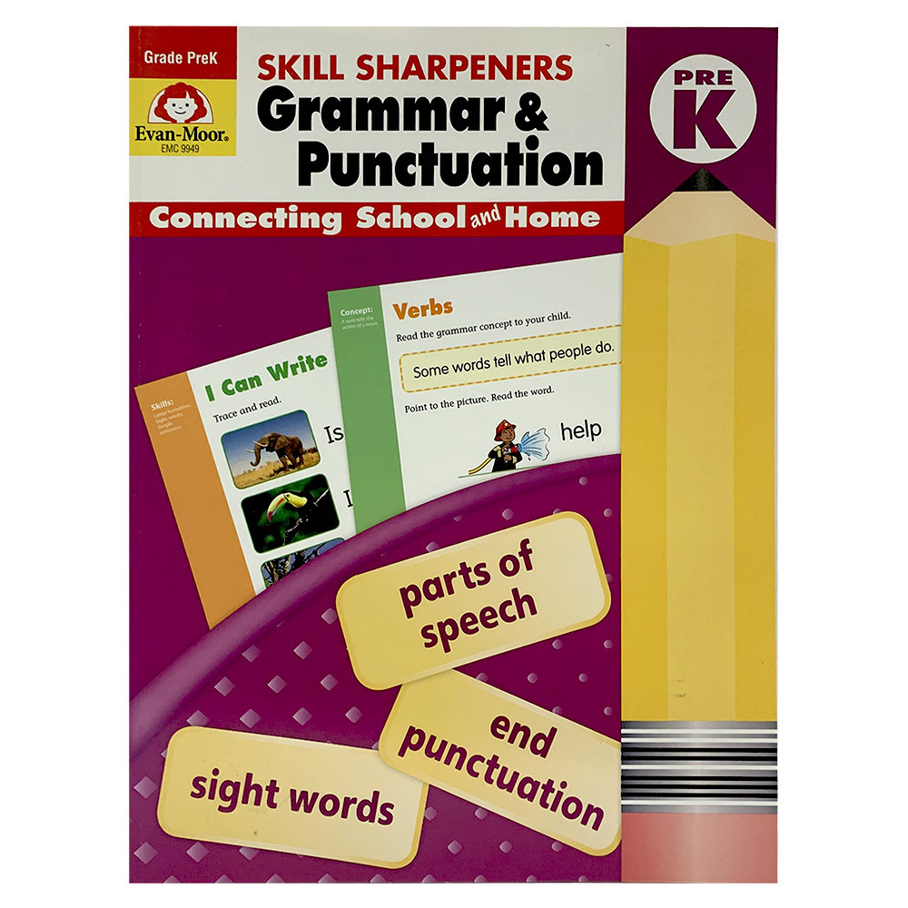 Skill Sharpeners Grammar & Punctuation Pre K