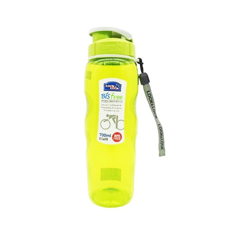 ABF722G Lock & Lock Water Bottle Bisfree Sports Handy Tritan 700ML Green