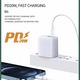 JA-016    QINGYA Series PD20W Fast Charge Data Cable (1 meter) (Type-C to Lightning) White
