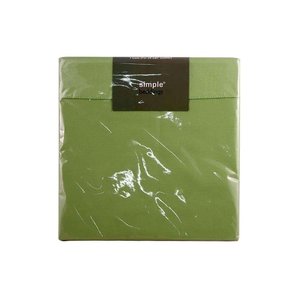 Simple Bolster Case 1PCS 25x40in Sage Green