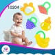 Baby Cele Silicone Fruit Teether 1PC Random (18 x 10cm) 10204