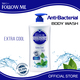 Follow Me Anti-Bacterial Extra Cool Body Wash 1000ML