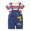 Baby Boy/Girl Short-Sleeve Striped Tee Shorts Set (9-12 Months
) 19909428