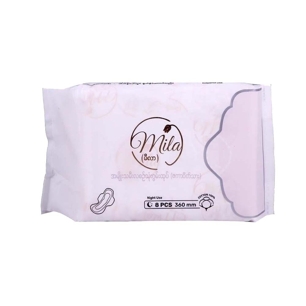 Mila Zakar Night Use Sanitary Pad 360mm 8PCS