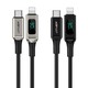 Acefast C6-01 USB-C To Lightning Zinc Alloy Digital Braided Charging Data Cable 27070007 Black