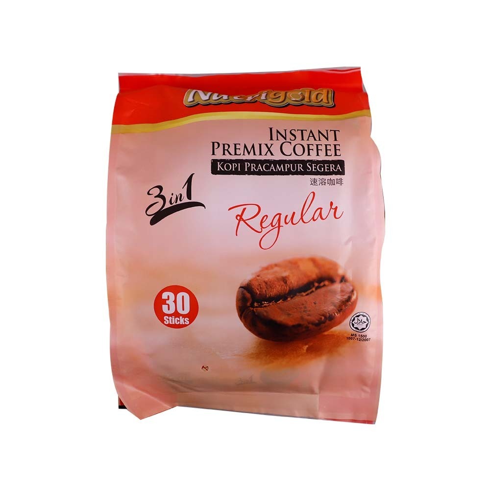 Nutrigold Regular 3 in 1 Instant Premix Coffee 600G 30PCS