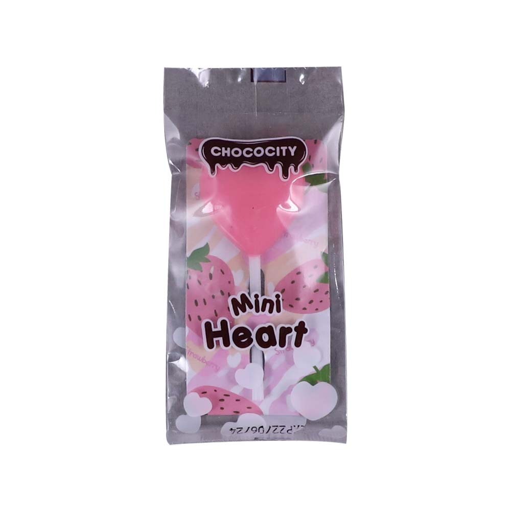 Chococity Mini Heart Lollipop 6G
