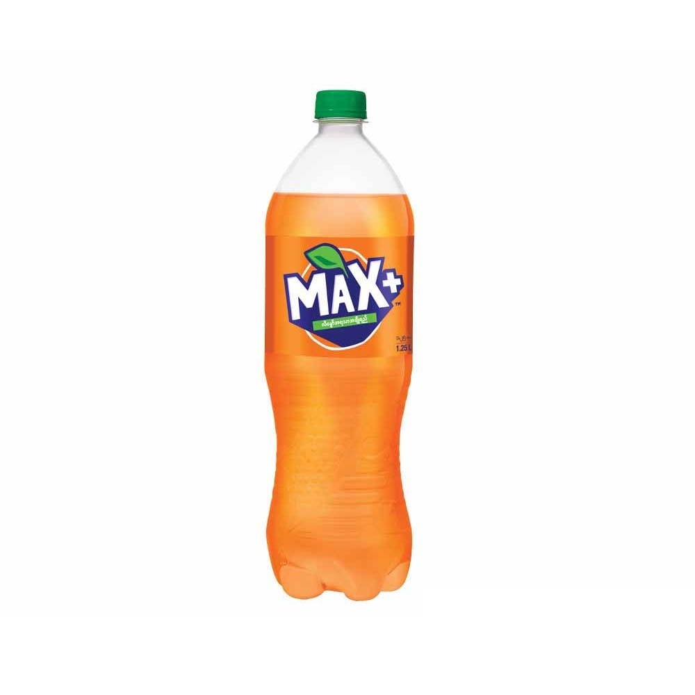 Max Plus Orange Carbonated Soft Drink 1.25LTR