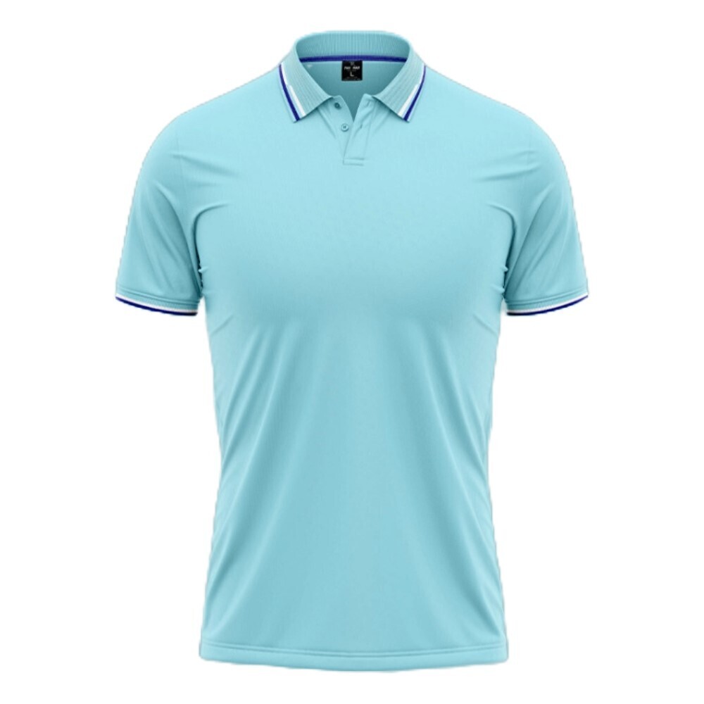 Tee Ray Stylish Polo Shirt Sky Blue/49 Medium MDP-S1008