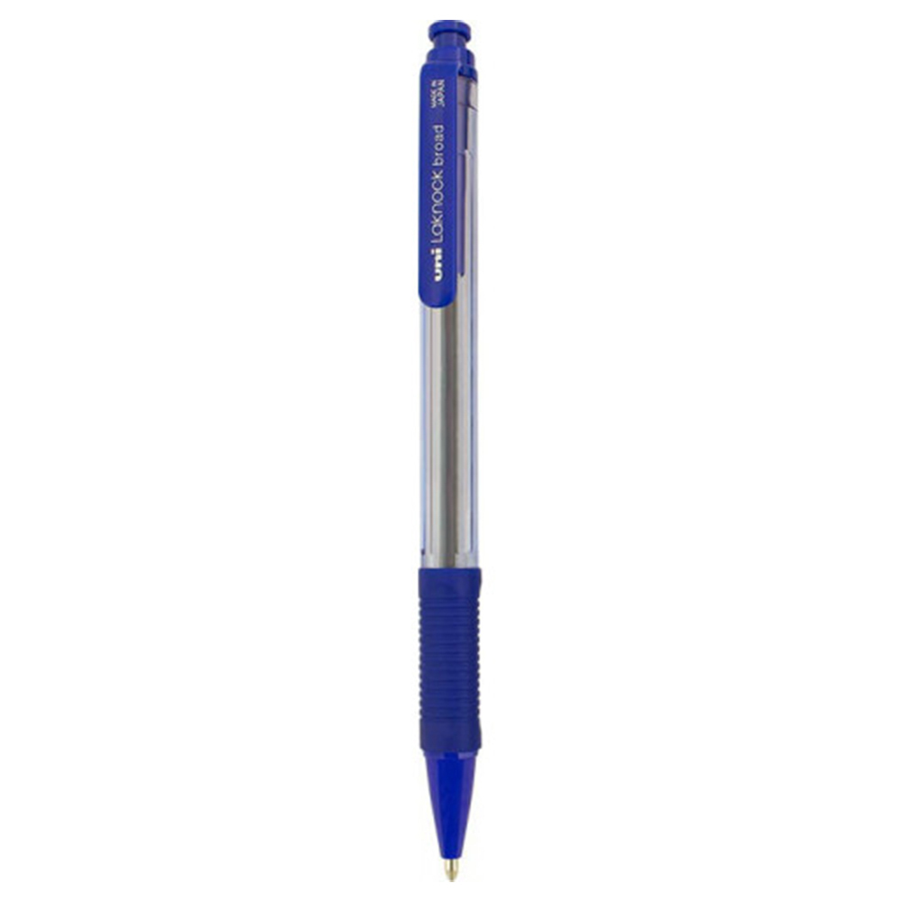 Uni Laknock Ball Pen Blue SN-101