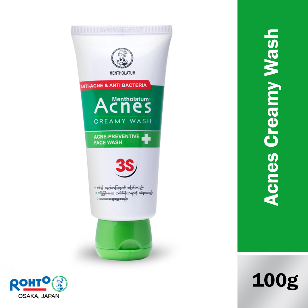 Rohto Acnes Creamy Wash 100G