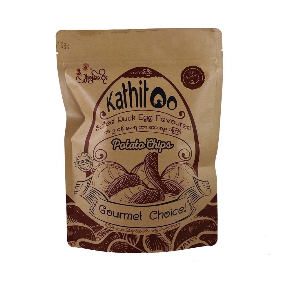 Kathit Oo Potato Chips Salted Duck Egg 125G