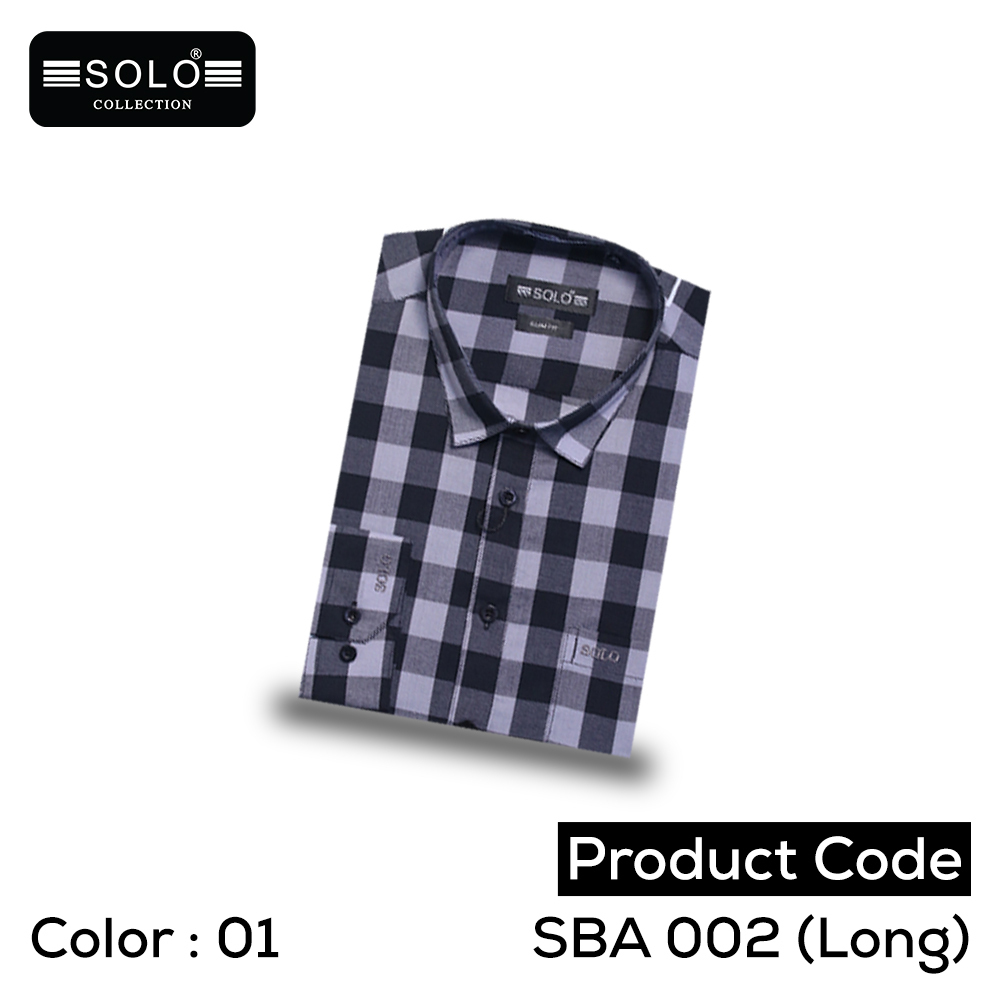 Solo Collection SBA 002 (Long) Slim Fit Shirt Extra Large 01