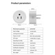 Tuya Smart life Wifi Metering Socket Smart Plug SMT0000561