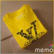 memo ygn Louis Vuitton unisex Printing T-shirt DTF Quality sticker Printing-Yellow (XL)