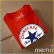 memo ygn Converse unisex Printing T-shirt DTF Quality sticker Printing-Red (Small)