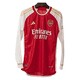 Arsenal Official Home Long Sleeve Player Jersey 23/24  Red (Large)