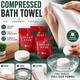 KPT Compressed Portable Bath Towel KPTBPC00021