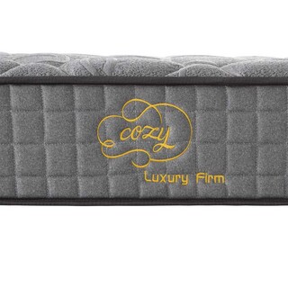 Deluxe Luxury Firm Mattress Queen  Gray