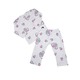 Khay May Cozy Baby Set (Long) White Medium