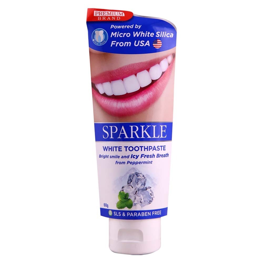 Sparkle Toothpaste White Icy Fresh Breath 60G