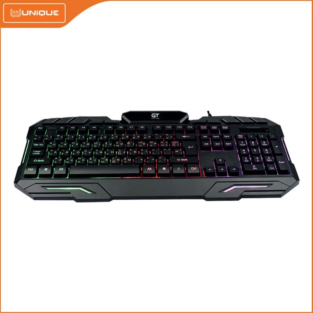 Green Tech GTKB-G5 Black USB Multimedia Gaming Keyboard (080091)