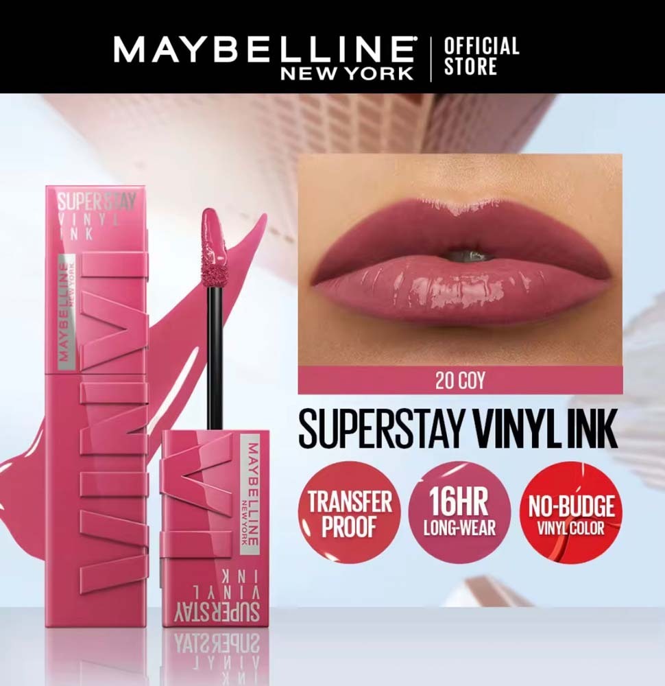 Maybelline Superstay Vinyl Ink Lip Stick 4.2ML 20