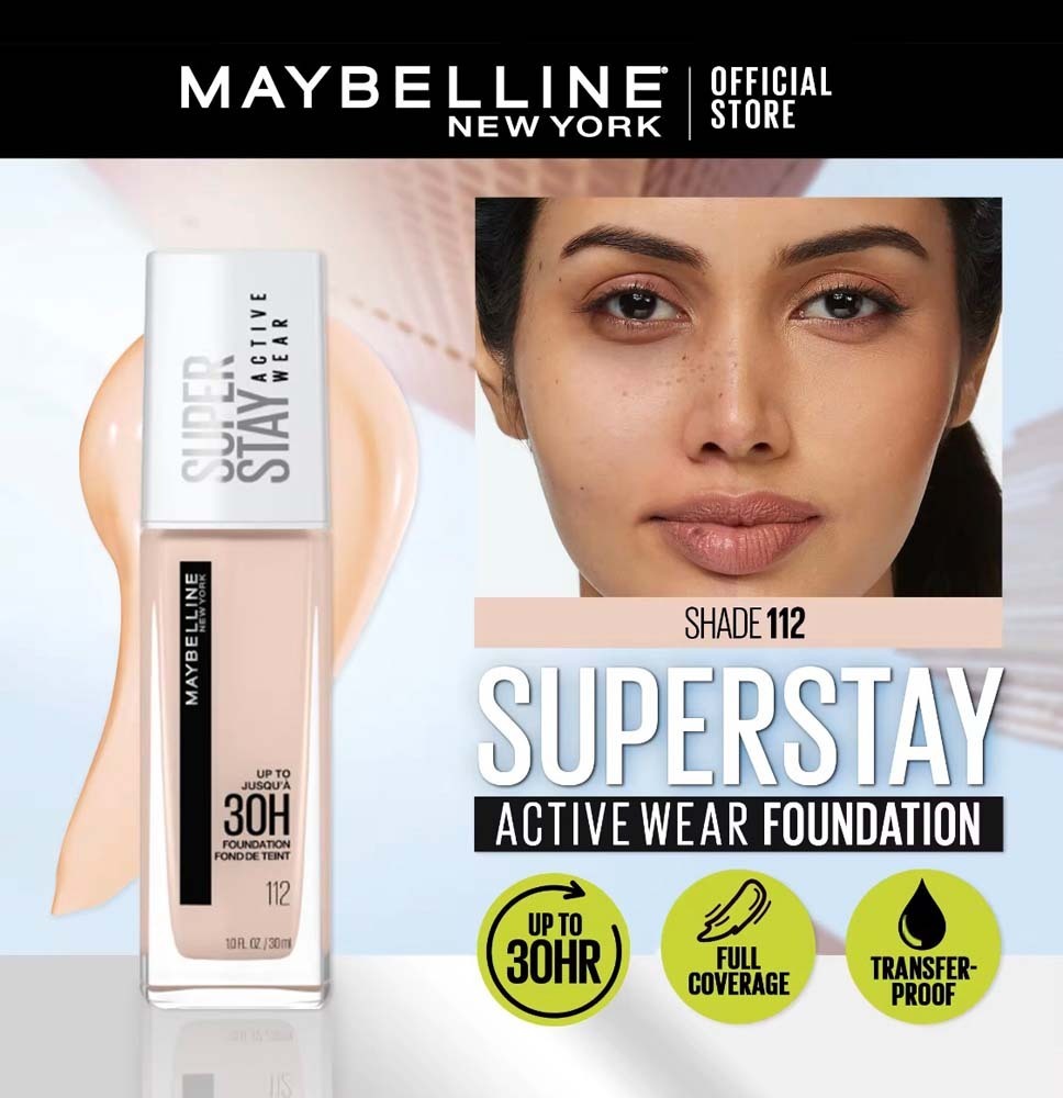 Maybelline Super Stay Active Foundation 30ML 112