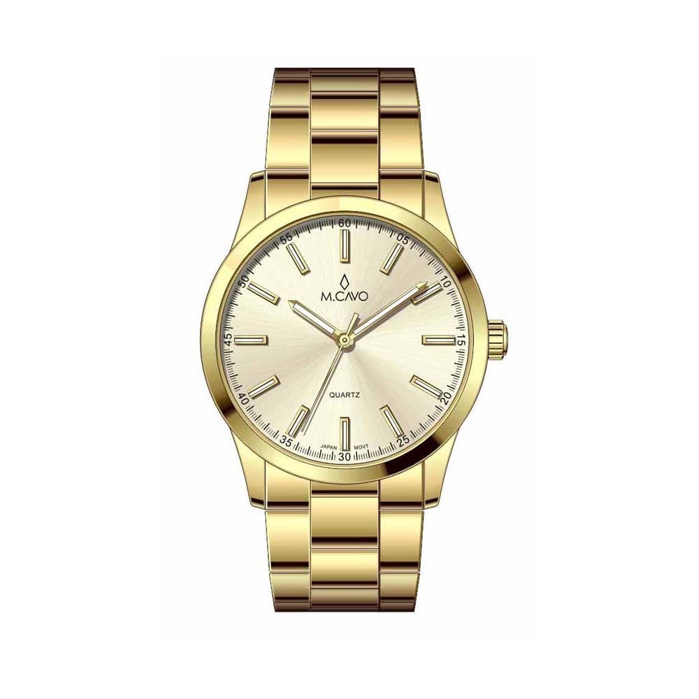 M.Cavo Men Watch MC2420GGPCR Cherry Oo