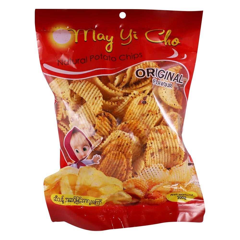 May Ye Cho Fried Potato Chip Spicy Zakar 200G