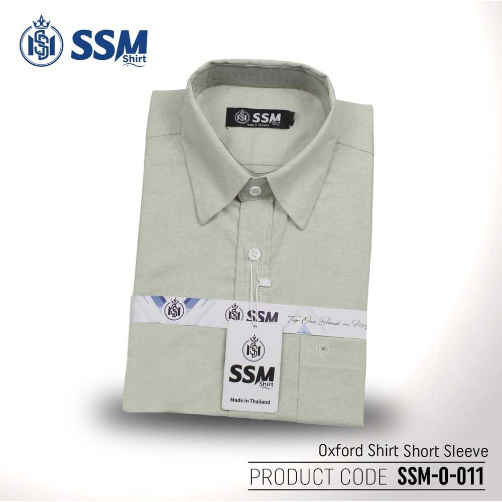Oxford Shirt Short Sleeve Medium (Avocado Green) SSM-O-P-S-011