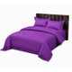 Harmony Homes Top Line Double Bedsheet Purple