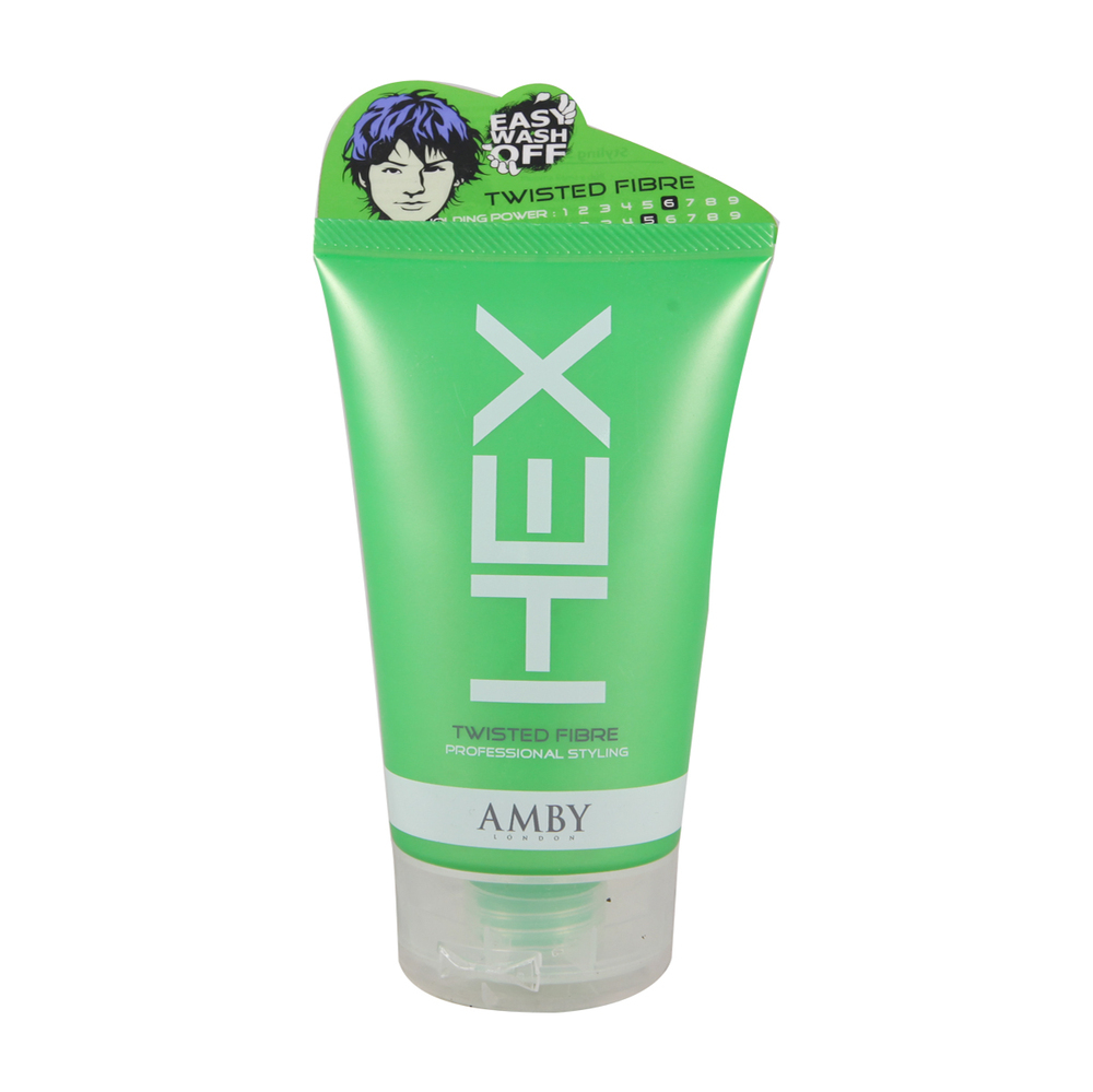 Amby London Hex Twisted Fibre Hair Styling Gel 100G